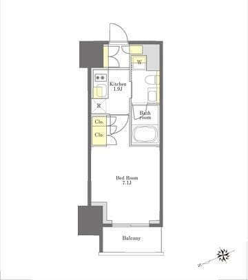 プライムメゾン大塚 903 間取り図
