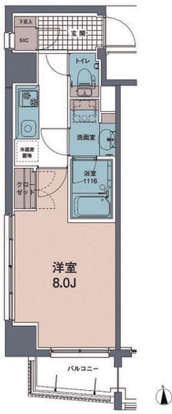 トワ・テ・メゾン 201 間取り図