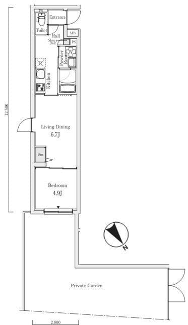 S.E.S. 101 間取り図