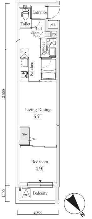 S.E.S. 301 間取り図