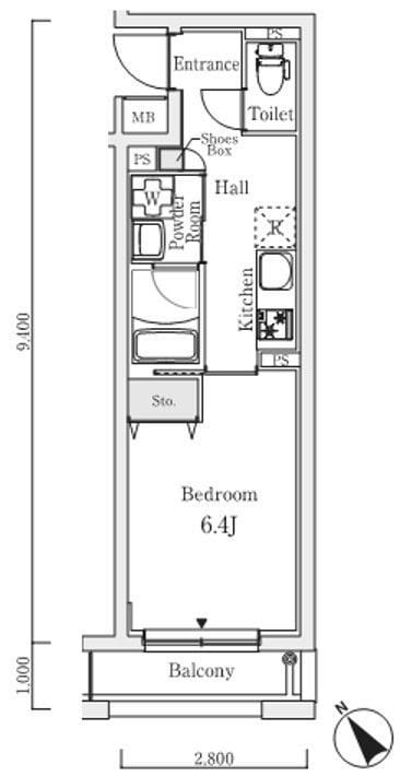 S.E.S. 313 間取り図