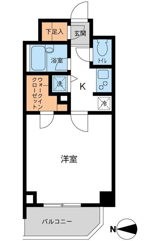 プライムコート成増 0406 間取り図