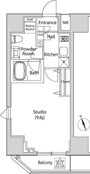 カーサスプレンディッド虎ノ門新橋 1501