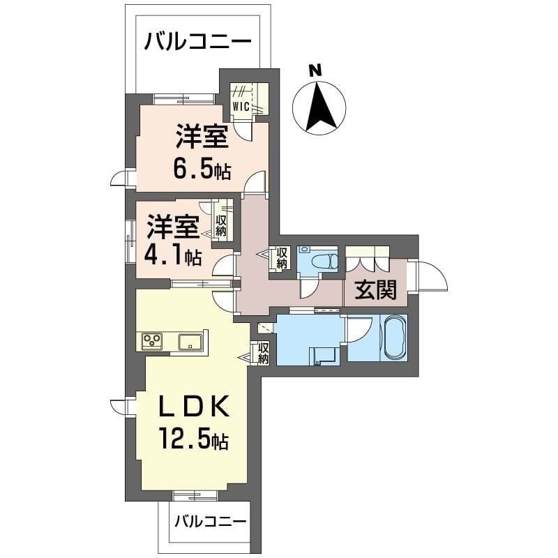 目黒ガーディアンヒルズ 202 間取り図
