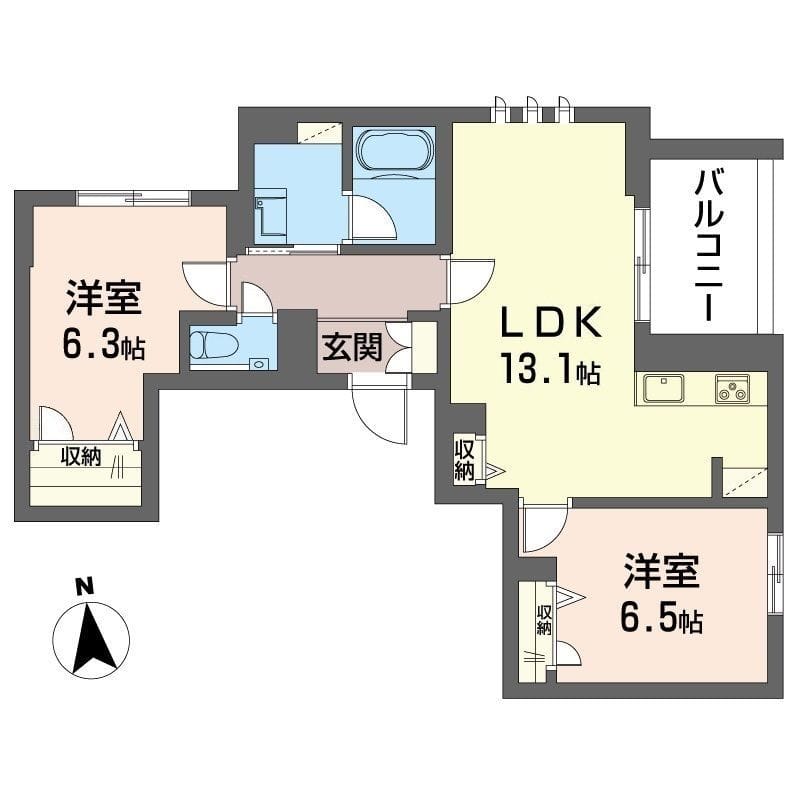 目黒ガーディアンヒルズ 303 間取り図