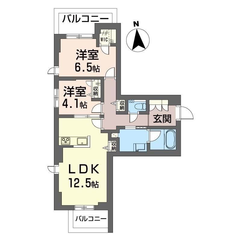 目黒ガーディアンヒルズ 402 間取り図
