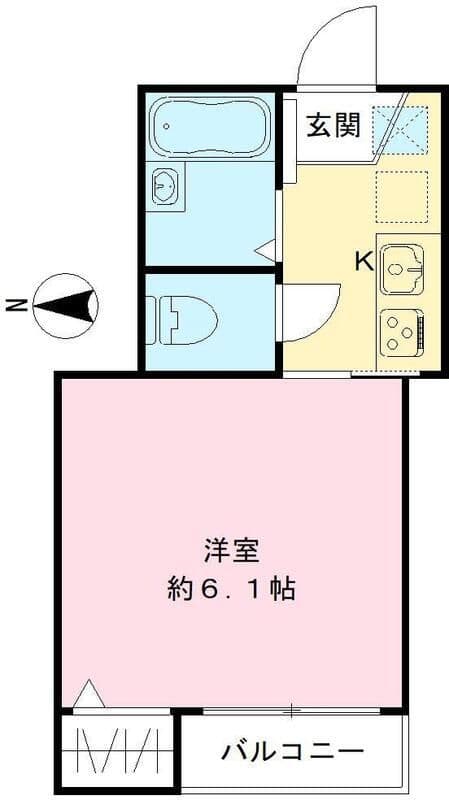 サットンプレイス・プロスパー 202 間取り図