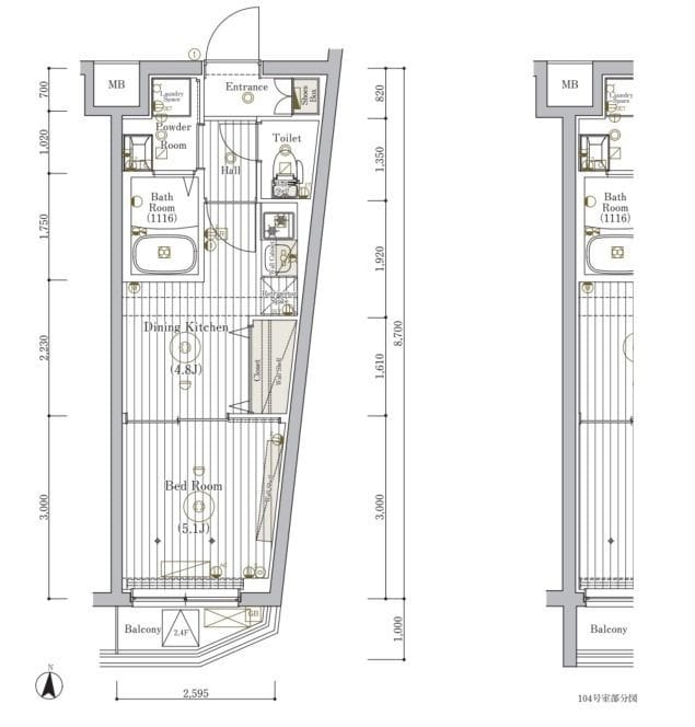 ミライズ下丸子アロー 104