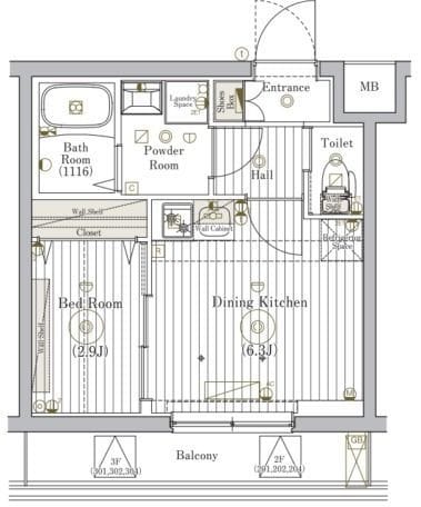 ミライズ下丸子アロー 204
