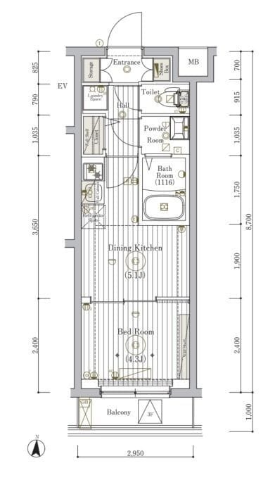 ミライズ下丸子アロー 402