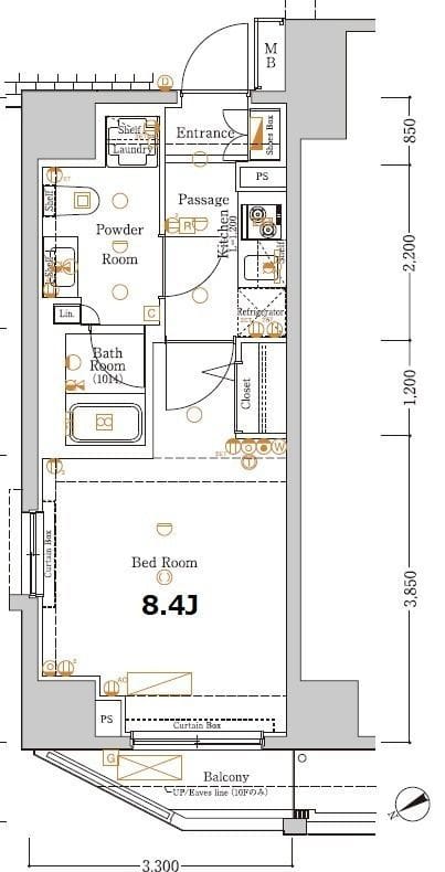 XEBECときわ台 405 間取り図