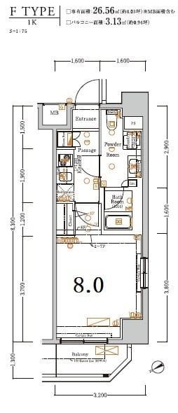 XEBECときわ台 511 間取り図