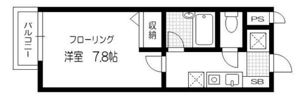 ウィステリアヒルズ 202 間取り図