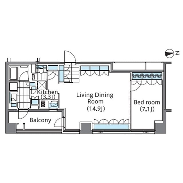 コンフォリア新宿イーストサイドタワーアネックス A306