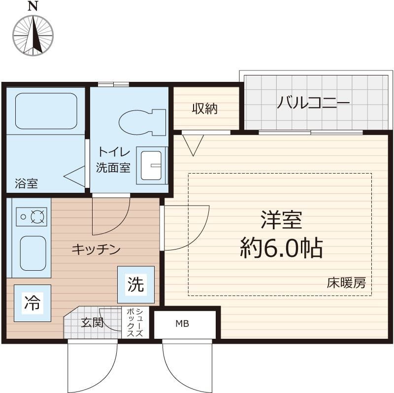 ピアコートTM東武練馬 五番館 302 間取り図