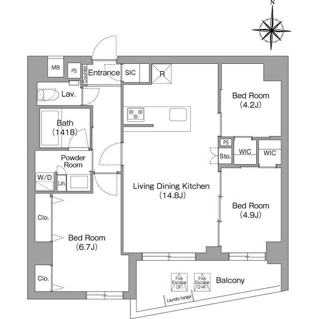 コンフォリア・リヴ永福町 406