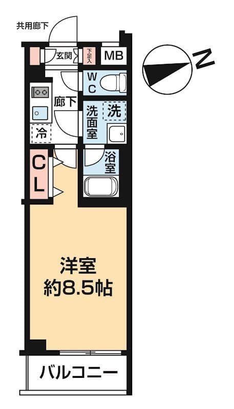 ARCOBALENO OHANAJAYA 111 間取り図