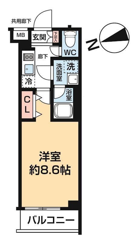 ARCOBALENO OHANAJAYA 206 間取り図