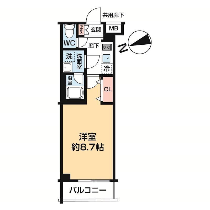 ARCOBALENO OHANAJAYA 405 間取り図