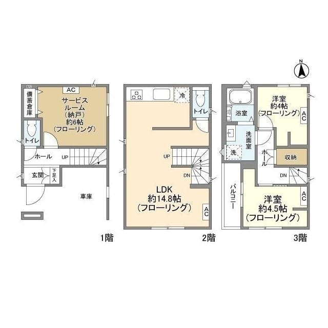 Kolet川崎#07 24.2万円/入力なし/なし 間取り図