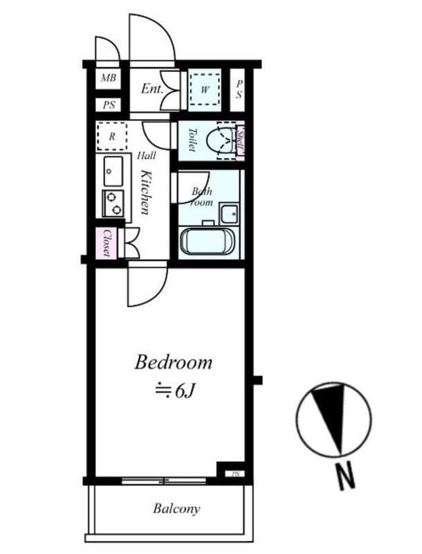 ルーブル蒲田南弐番館 310 間取り図