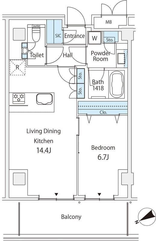 青朋レジデンス 1206