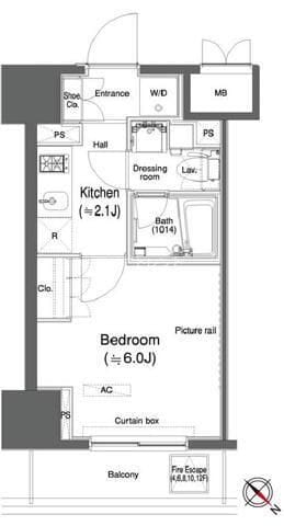 カスタリア大森Ⅱ 1108