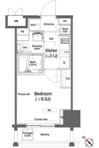 カスタリア大森Ⅱ 402