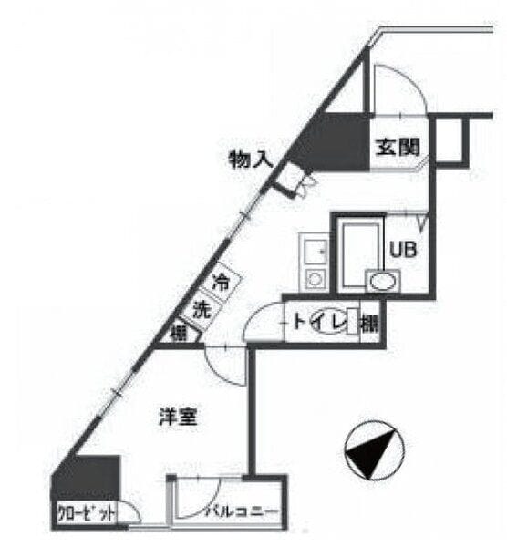 アーバイル池袋EAST 501 間取り図