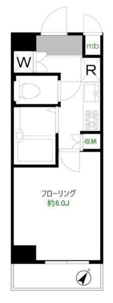 ルーブル西五反田弐番館 404