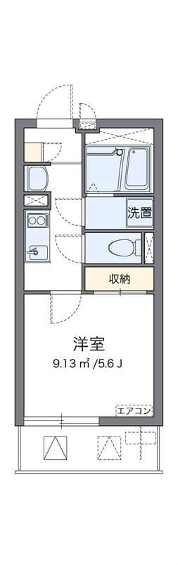 クレイノコラットⅠ 203 間取り図