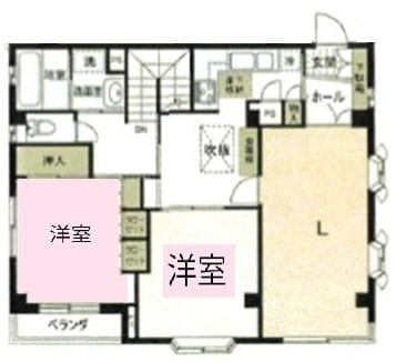 クロノス江戸川 201 間取り図