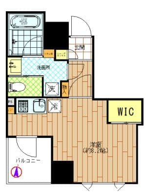 アリーチェ押上 201 間取り図