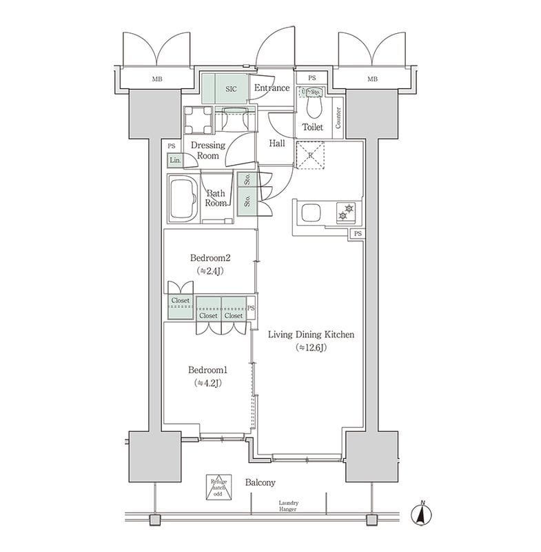 ブルックサイドレジデンス木場 1402