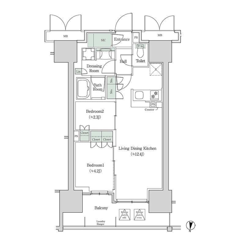 ブルックサイドレジデンス木場 1417