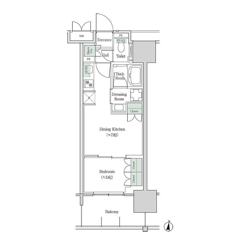 ブルックサイドレジデンス木場 511