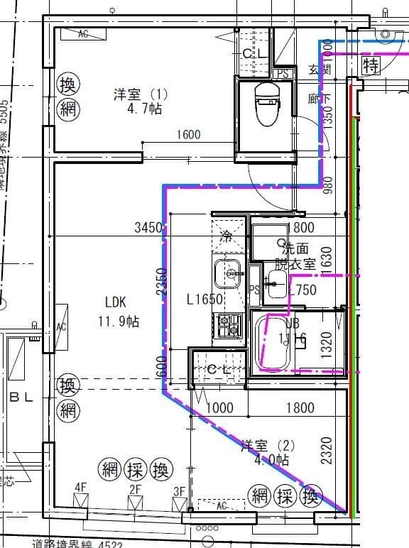 エルファーロ大岡山Ⅱ 0203 間取り図