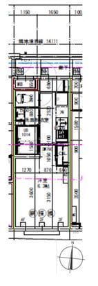 エルファーロ大岡山Ⅱ 0402 間取り図