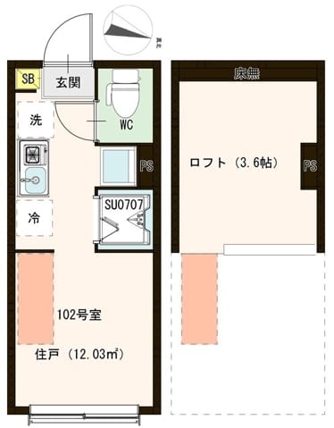ソラニア上井草 102