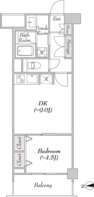ミリアレジデンス大岡山 205