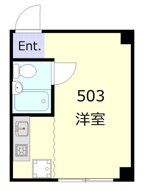 ローゼンハイム 503 間取り図