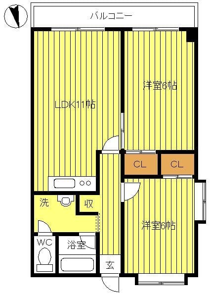A-2246 306 間取り図