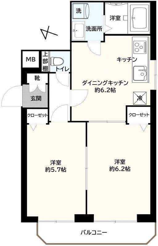 アイルプレミアム向島 503 間取り図