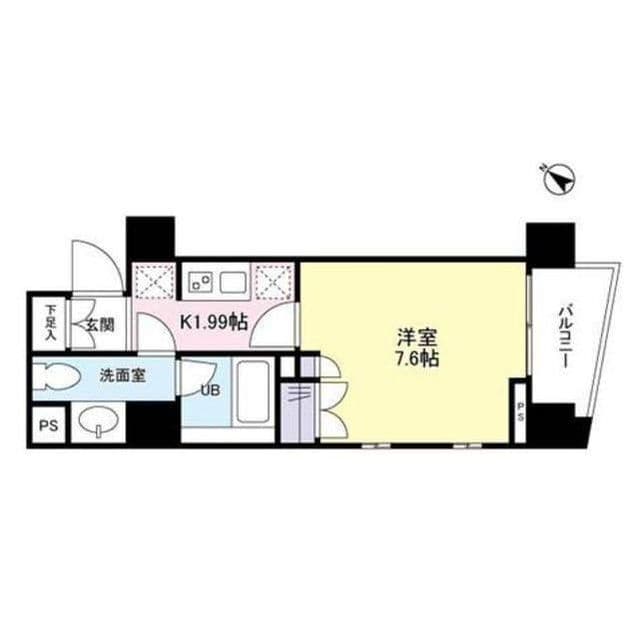 日本橋ミスモ 0205 間取り図