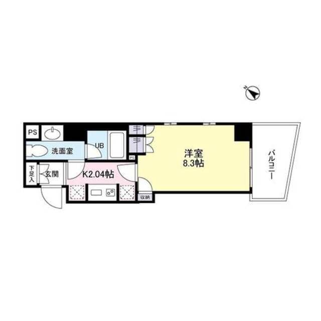 日本橋ミスモ 0403 間取り図