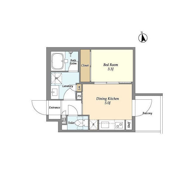 ベルファース三軒茶屋 310 間取り図
