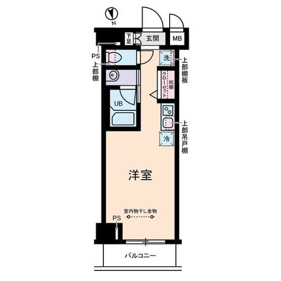 スパシエベレーザ大山 0407 間取り図