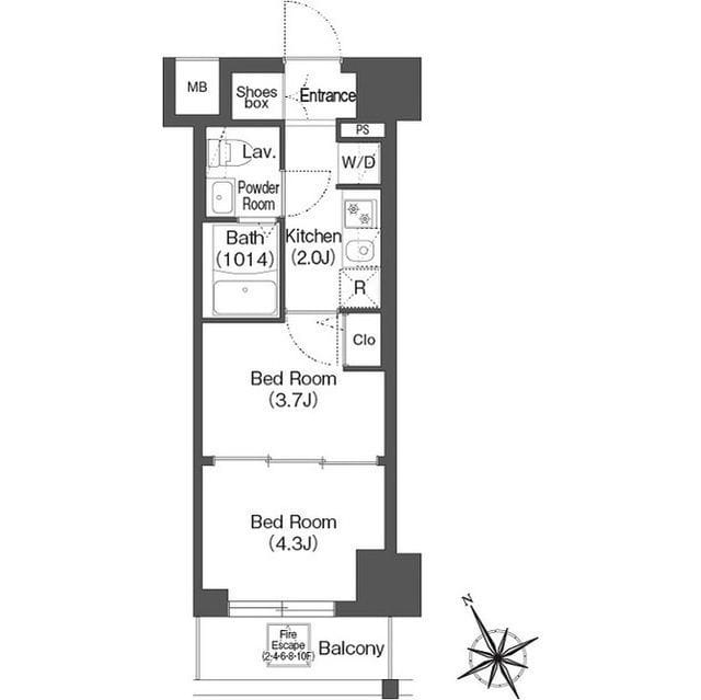 コンフォリア・リヴ根岸二丁目 1007