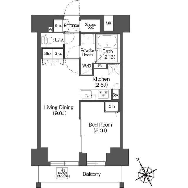 コンフォリア・リヴ根岸二丁目 1202