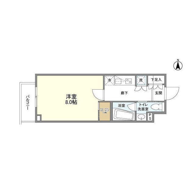 コンフォリア桜上水 123 間取り図